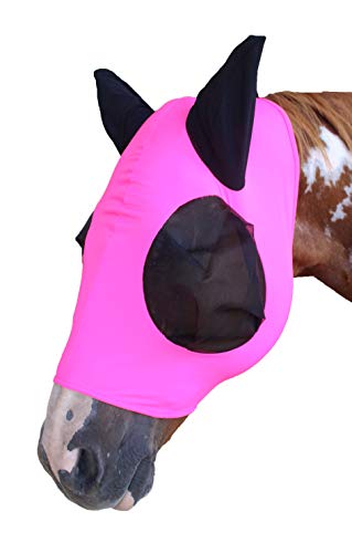 CHALLENGER Equine 732117PK-C Pferdemaske Sommer Frühling Airflow Mesh von Challenger