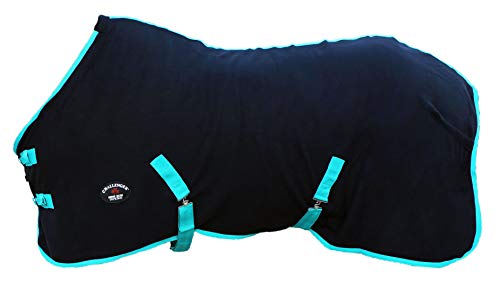 Challenger Horsewear 4350 Fleece-Decke für Pferde, 203 cm, Schwarz von Challenger