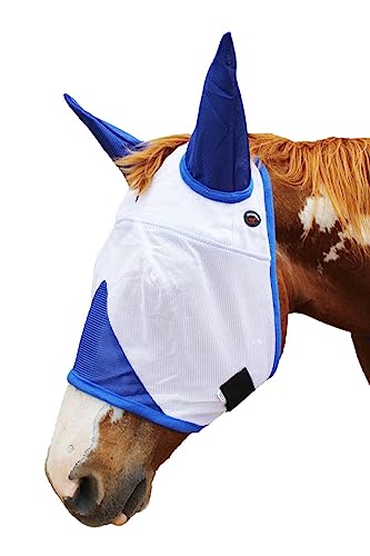 Equine Horse Flymask Summer Spring Airflow Mesh 732118C von Challenger