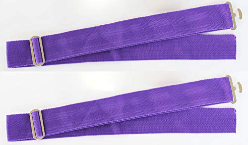 ProRider Pferd Decke Ersatz Verstellbar 5,1 cm Bauch (Sew on) – Zwei Stücke 403bs, Purple with SS Snaps, Adjustable from 18" to 36", 2" Wide von Challenger