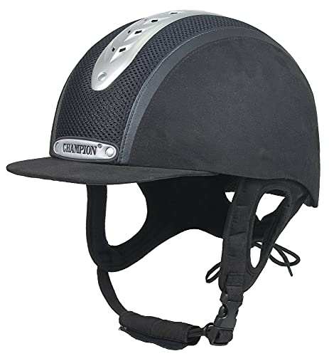 Champion Evolution Puissance Helmet 7 5/8 Black von Champion