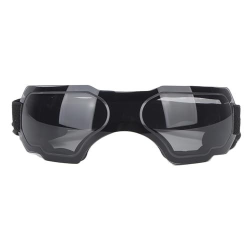 Haustier-Sonnenbrille, Leichte Faltbare Hundebrille, Flexibler UV-Schutz für Mittelgroße Hunde Zum Spazierengehen (Schwarz) von Changor