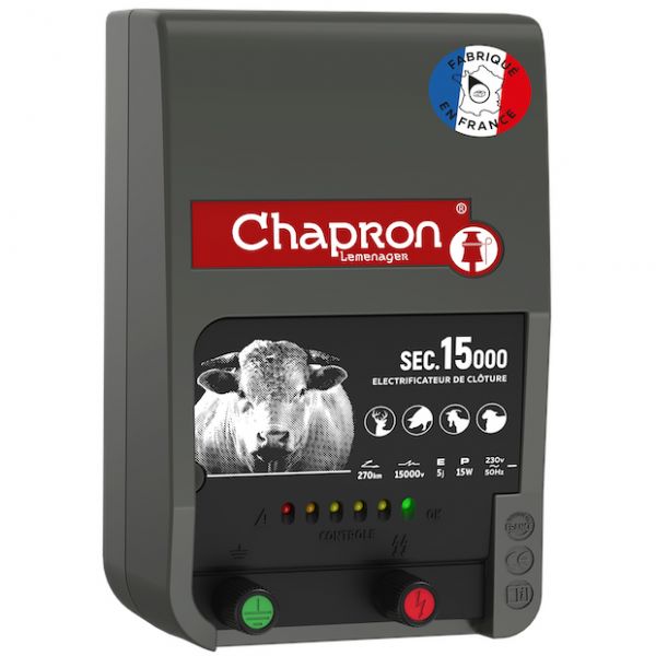 Chapron Weidezaungerät SEC 15000 - 15.000 Volt - 8 Joule - 230V Ele... von Chapron