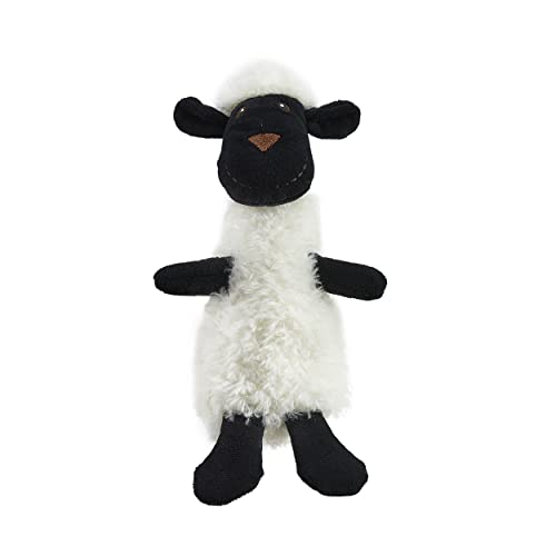 Charming Pet Scruffles Lamb Quietschendes Hundespielzeug aus Plüsch, klein – weiches Kuscheltier – robust und langlebig von Outward Hound