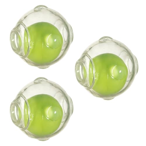 Chase 'n Chomp Hundespielzeug für Haustiere, 6,3 cm, transparent, 3 Stück von Chase 'n Chomp