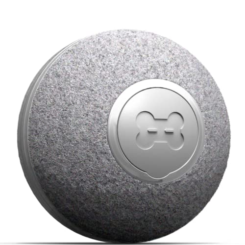 Cheerble Katzenspielzeug/Smart Balls, 3 Modi für Katzen Verschiedene Persönlichkeiten, USB Aufladen Katze Stuff, Automatisches Katzenspielzeug als Katzengeschenke (Grau) von Cheerble