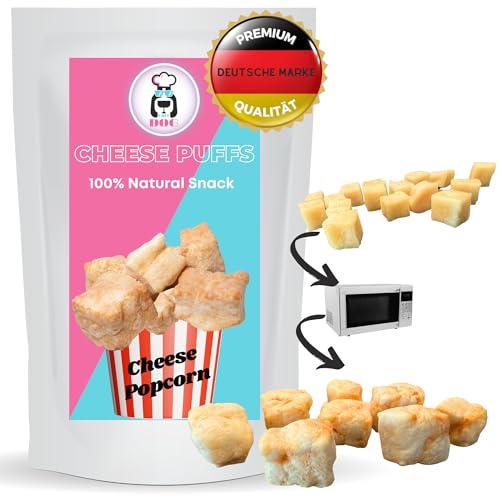 Hundepopcorn • Hundeleckerli • Ohne Zusatzstoffe • Premium • Hundesnack aus Käse • für Besondere Momente • zum Selber Machen • Getreidefrei • Gesund • Geruchsneutral • 60 g von Chef Dog