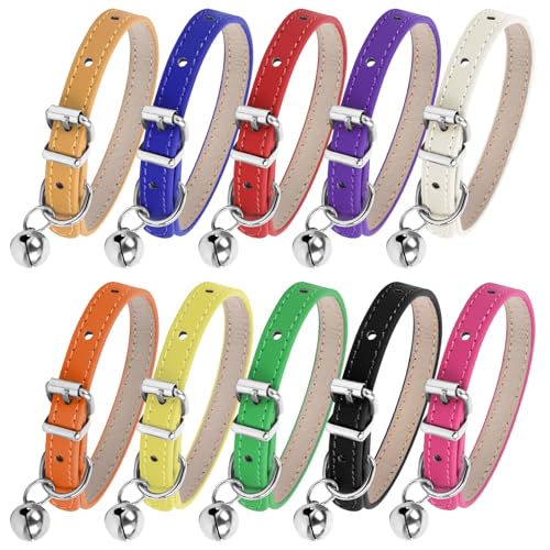 ChengFu XXS Teetassen-Hundehalsband, Rosa, 0,95 cm breit, 10 Farben von ChengFu