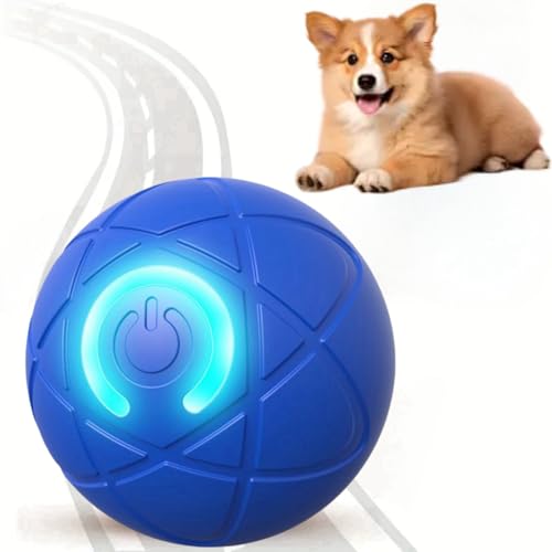 Ball für Katzen und Hunde, selbstrollender Ball, intelligenter selbstbewegender Ball mit 2 Modi, bewegliches interaktives Hundespielzeug, elektrisch/tric, intelligenter Katzenball, aktives bewegliches von ChengJin