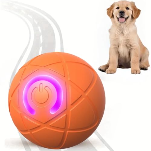 Ball für Katzen und Hunde, selbstrollender Ball, intelligenter selbstbewegender Ball mit 2 Modi, bewegliches interaktives Hundespielzeug, elektrisch/tric, intelligenter Katzenball, aktives bewegliches von ChengJin