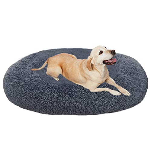 XXL Hundekissen, Anti-Stress-Bett, Donut-Form, für Hunde / Haustiere, weich, rund, für Hunde, Größe XXXL von Chenge