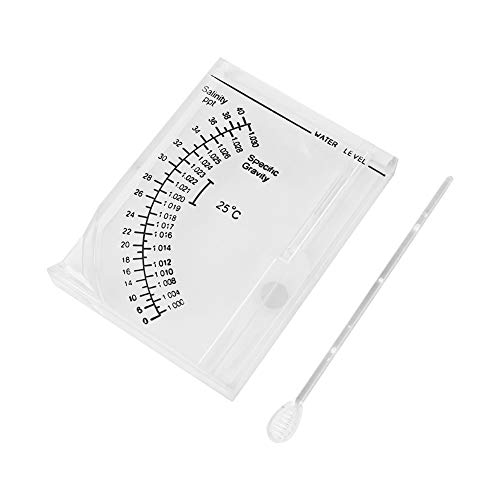 ChengyuWei Salzgehalt-Tester, genaues Meer-Hydrometer, Aquarium-Marine-Salzgehalt-Messgerät, genaues automatisches Hydrometer, Salzwasser-Salzgehalt-Messgerät für Aquarien von ChengyuWei