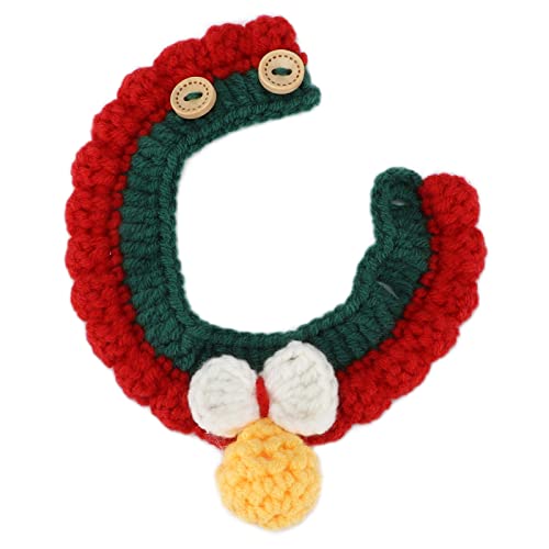 Weihnachts-Haustierhalsband, Weihnachtshalsband-Set, Halloween-Weihnachtshalsband, Entenhalsband, verstellbar, weich und bequem, Enten-Gänsehalsband Zubehör (M) von ChengyuWei