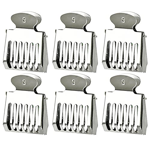 Chestnut-YX 6 Pack Bienenkönigin Käfig Catcher Clips Holen Sie Sich Clips Catcher Trap Box Bienenkönigin Clip Edelstahl Imker Imkerei Erste Werkzeug Imkerausrüstung von Chestnut-YX