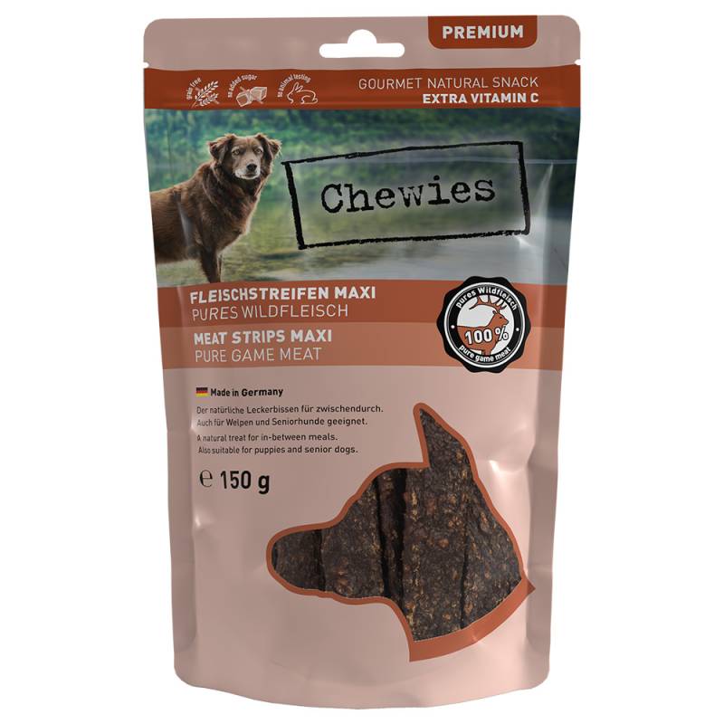 Chewies Fleischstreifen - Sparpaket: Wild 2 x 150 g von Chewies