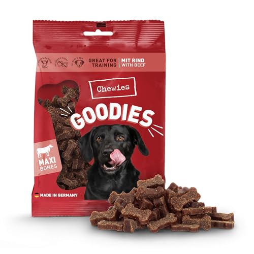 Chewies Hundeleckerli Training Maxi Rind Knöchelchen - 200 g - Hundesnacks zuckerfrei & mit hohem Fleischanteil - ideal als Trainings-Leckerli für Ihren Hund von Chewies