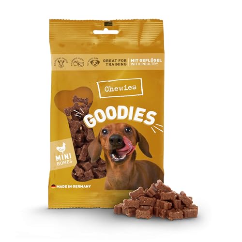 Chewies Hundeleckerli Training Mini Geflügel Knöchelchen - 125 g - Hundesnacks zuckerfrei & mit hohem Fleischanteil - ideal als Trainings-Leckerli für Ihren Hund von Chewies