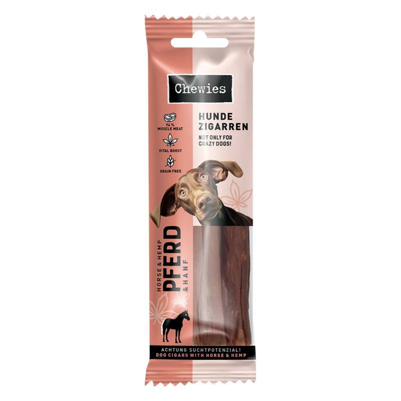 Chewies Hundezigarren Pferd & Hanf 75g von Chewies