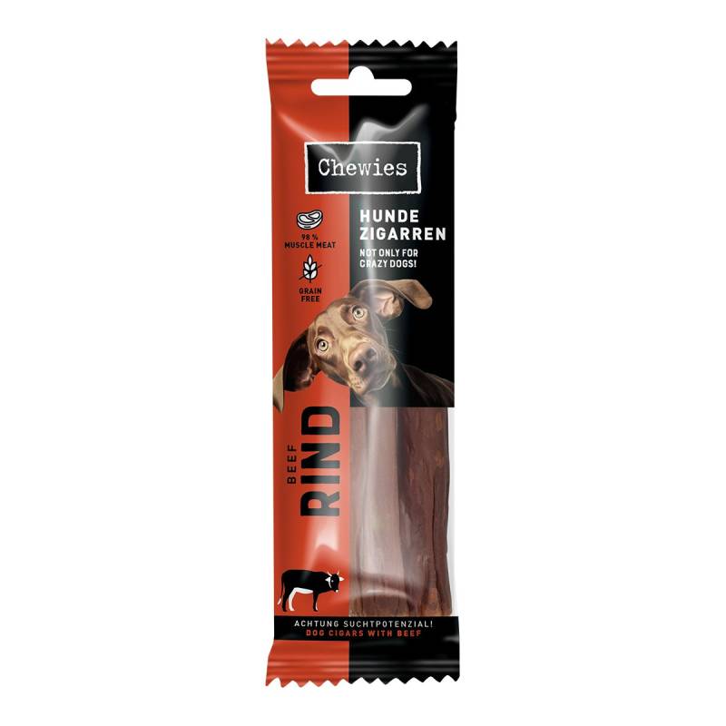 Chewies Hundezigarren Rind 75g von Chewies