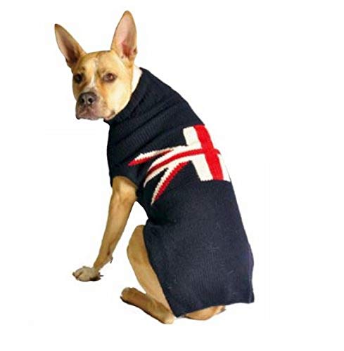 Chilly Dog Hundepullover, Union Jack, Größe M von Chilly Dog