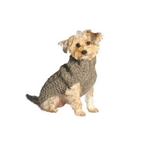 Chilly Dog Strickpullover für Hunde, Zopfmuster von Chilly Dog