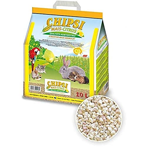 Chipsi Futter für Kaninchen aus Zitrone, 10 l, hygienisch, für Nagetiere, Hamster, Zitrusfrüchte mit natürlichen Materialien, biologisch abbaubar, umweltfreundlich. von Chipsi