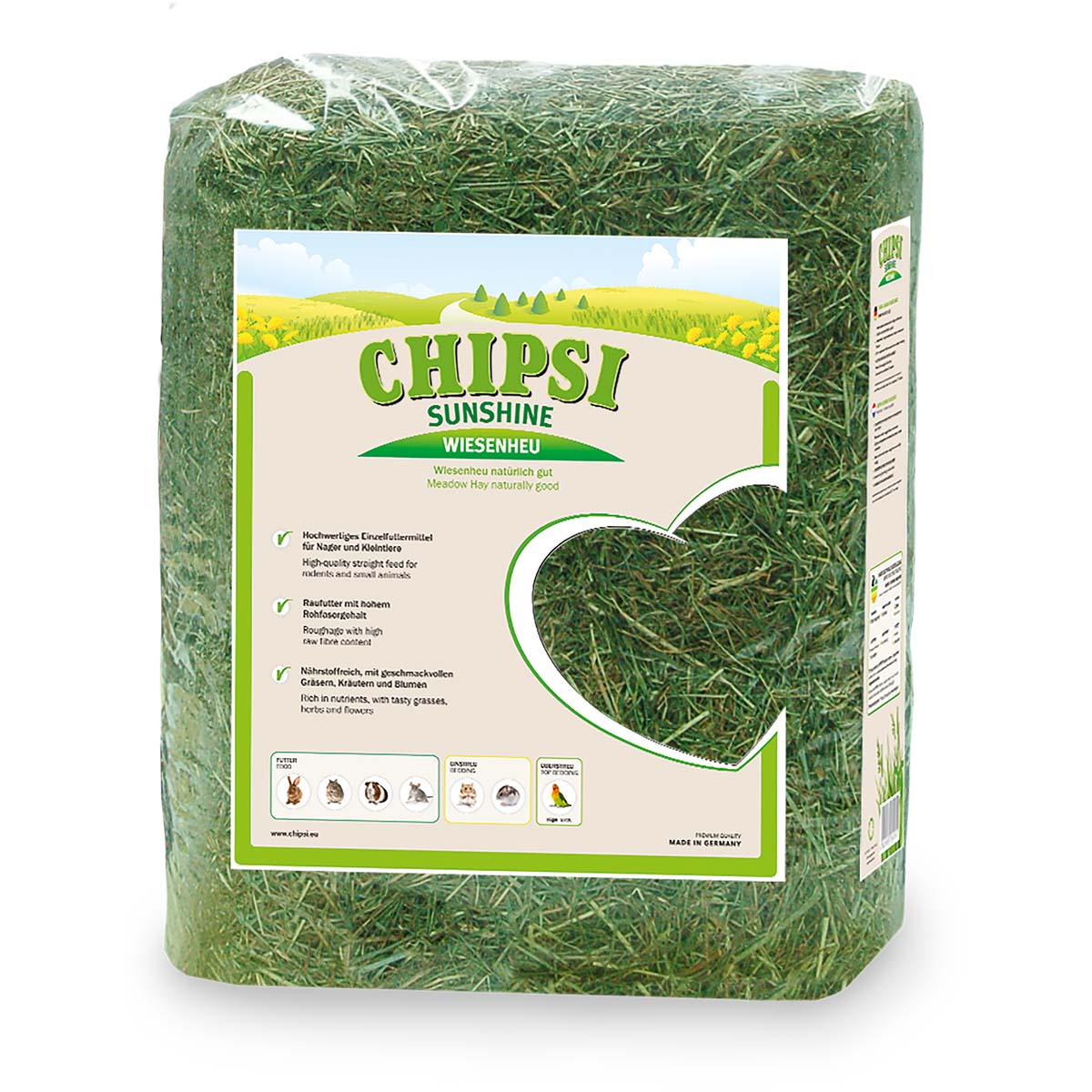 Chipsi Kleintierheu Sunshine Wiesenheu 4kg von Chipsi