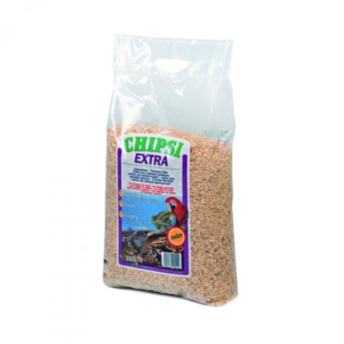 Chipsi Kleintierstreu Extra Medium - Buchenholz-Granulat, 10 Liter von Chipsi