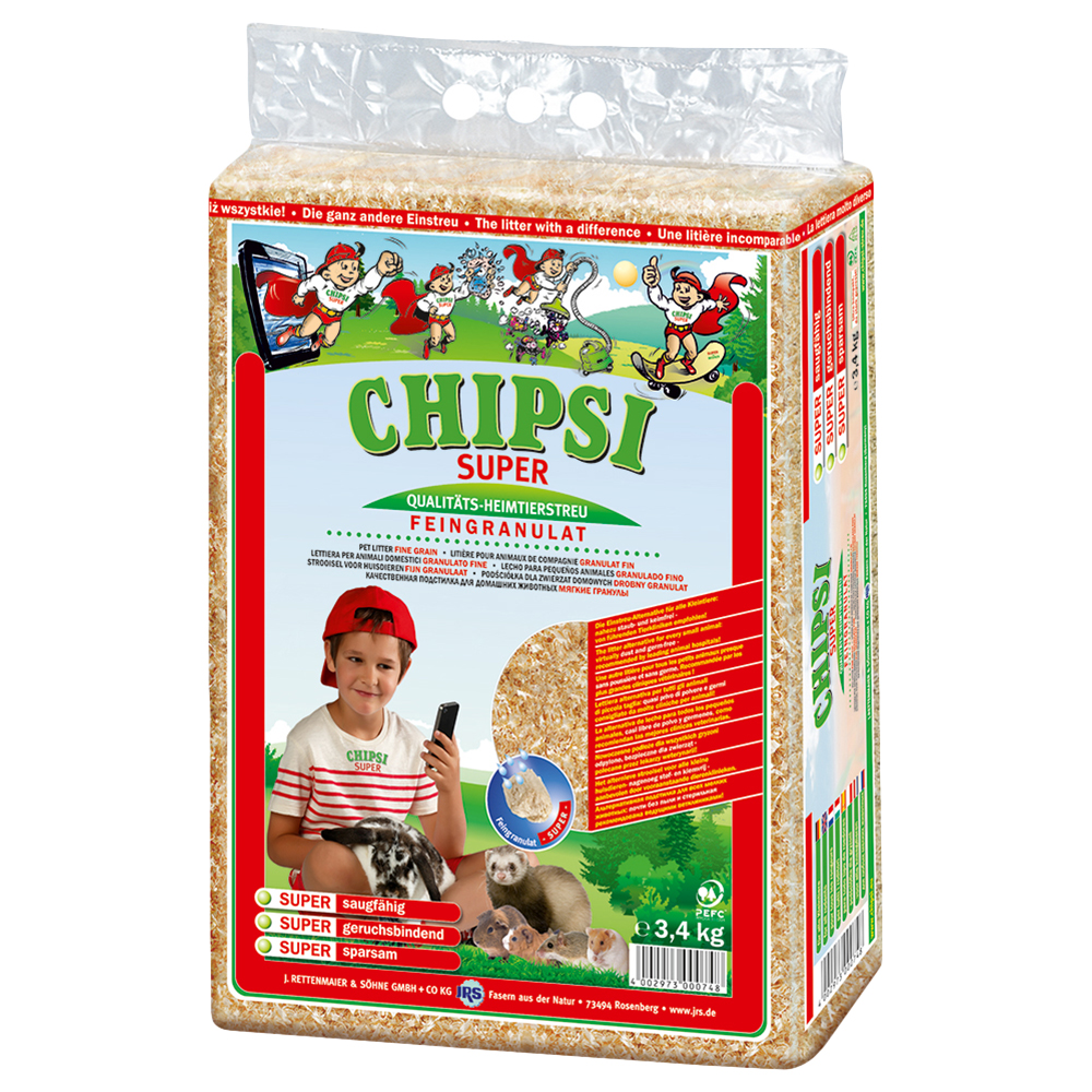 Chipsi Super Heimtierstreu - Doppelpack 2 x 3,4 kg von Chipsi