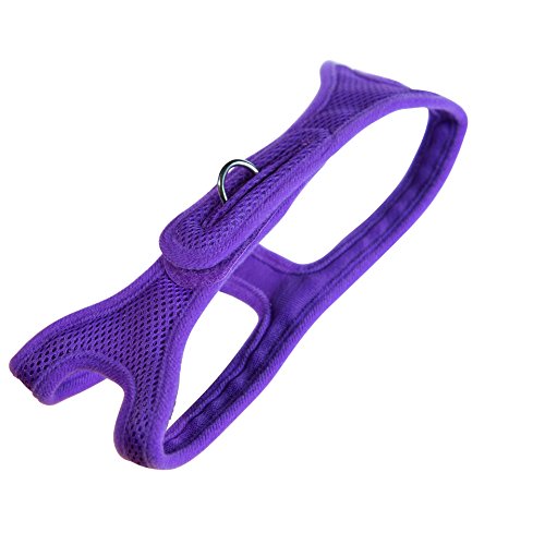 ChokeFree Velpro Haustier-Schultergeschirr, Netzgewebe, 40,6 cm, Violett von ChokeFree