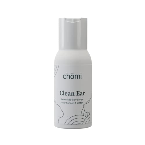 Chōmi Hünde & Katzen Clean Ear | 50ml | Sicherer und milder Reiniger für die Ohren | Auch für empfindliche Ohren geeignet von Chomi