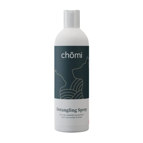 Chōmi Hünde & Katzen Detangling Spray | 200ml | Leichtes Entfernen von Verfilzungen | EIN frisches und glänzendes Haustier | Geeignet für Verschiedene Felllängen von Chōmi