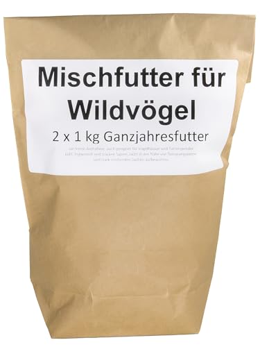 Vogelfutter, Vier-Jahreszeiten-Futter für Wildvögel 2X 1Kg von Chrestensen