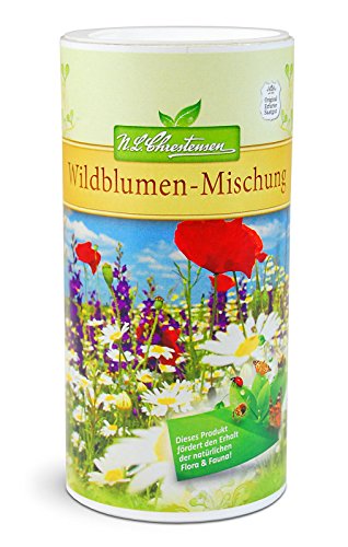 Wildblumen-Mischung Streudose 25-30 m² Blumenmischung Schmetterlingswiese von Chrestensen