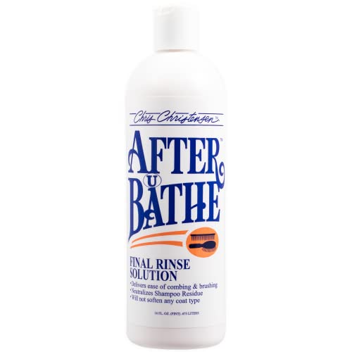 Chris Christensen After U Bathe Final Rinse Solution - Professionelle abschließende Spülung für Hundepflege - Entfernt Rückstände & verleiht glänzendes Fell - Langanhaltende Frische, 473ml von Chris Christensen