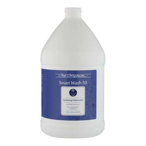 Chris Christensen Smartwash50 Hydrating Chamomile Shampoo - Professionelles Hundeshampoo mit beruhigender Kamillenwirkung - Intensive Feuchtigkeitspflege für strahlendes Fell, 3,8 l von Chris Christensen