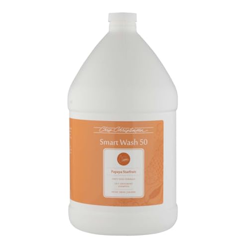 Chris Christensen Smartwash50 Shampoo Papaya Starfuit - Professionelles Hundeshampoo mit exotischem Papaya Sternfrucht-Duft - Konzentrierte Reinigung für optimale Ergebnisse, 3,8 l von Chris Christensen