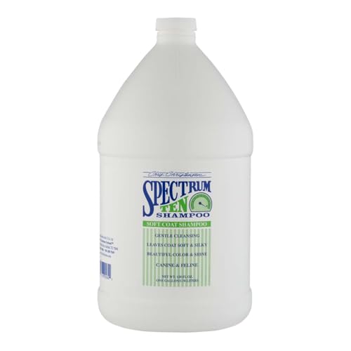 Chris Christensen Spectrum Ten Soft & Smooth Coat - Professioneller Hundepflege-Conditioner für weiches und geschmeidiges Fell - Tiefenwirksame Pflege und großzügige Vorratsgröße, 3,8 l von Chris Christensen