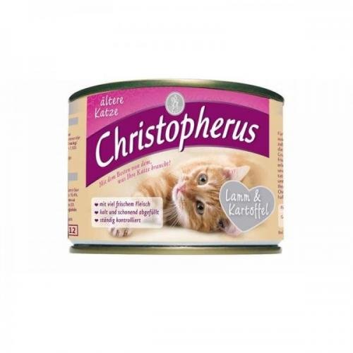 6 x Allco Christopherus Ältere Katze Lamm & Kartoffel 200g, Feinschmeckerpaste, Nassfutter von Christopherus