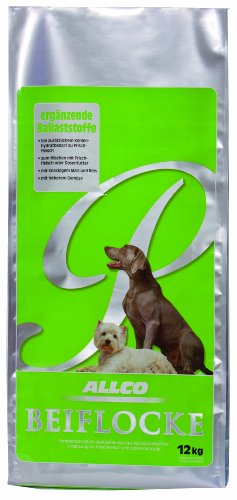 Allco Ergänzungsfutter für Hunde mit zusätzlichem Kohlenhydratbedarf, Trockenfutter, Premium Beiflocke, 12 kg von Christopherus