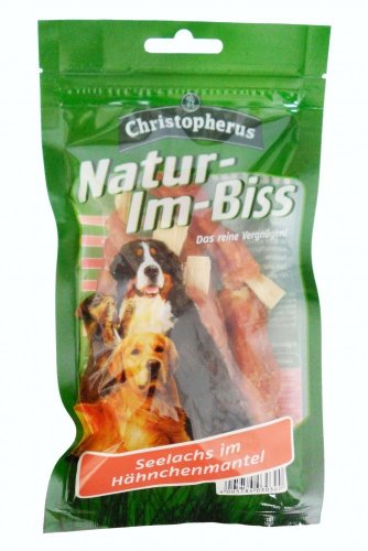 Christopherus | Natur-Im-Biss Seelachs im Hähnchenmantel | 12 x 70 g von Christopherus