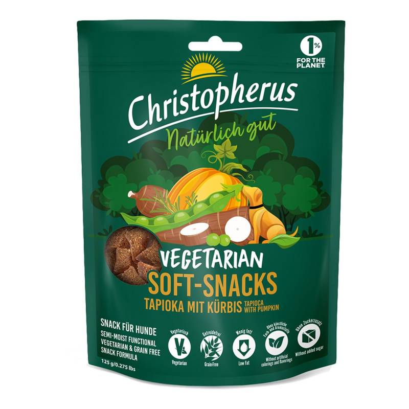 Christopherus Vegetarian - Soft Snack - Tapioka mit Kürbis 125g von Christopherus