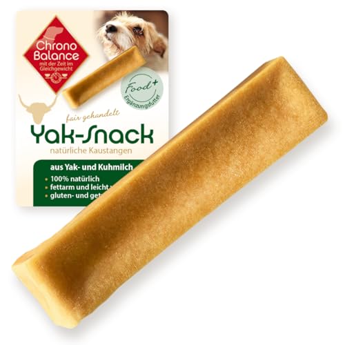 ChronoBalance® Kaukäse XL Hartkäse Kausnack für Hunde, Käse-Kauknochen, glutenfrei, getreidefrei, Kaustangen für kleine Hunde und große Hunde, Hundeknochen zur Zahnpflege, Stressabbau von ChronoBalance