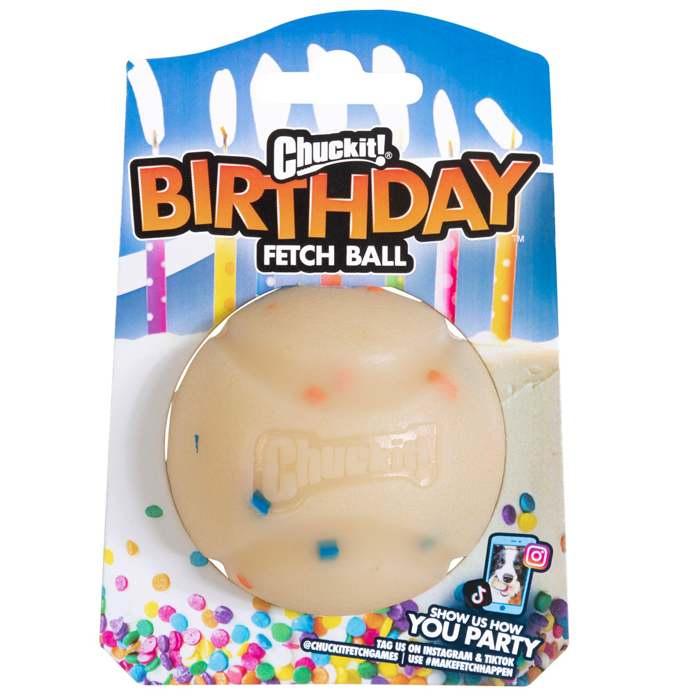 Chuckit! Birthday Fetch Ball - Ø 6,5 cm von Chuckit!