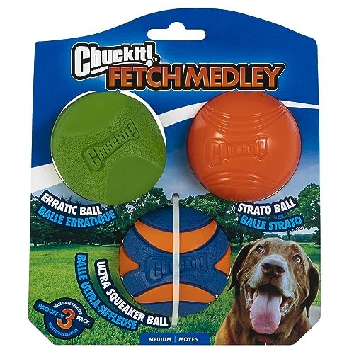 Chuckit! CH33072 Fetch Medley Bälle 2 Medium 3-er Set von Chuckit!