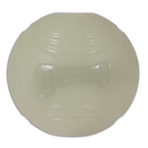 Chuckit! CU20030 Max Glow Ball, die phosphoreszierende Kugel für Hunde mit einem Durchmesser von 6,5 cm, M von Chuckit!