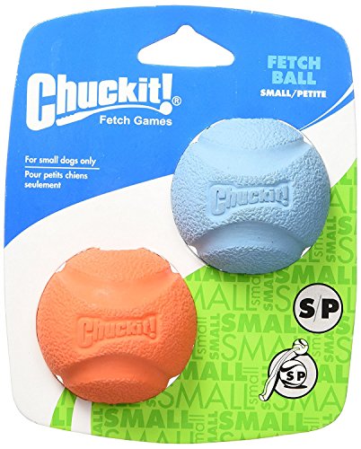 Chuckit! Dog Fetch Toy FETCH BALL Durable Rubber Fits Launcher SMALL- Pack of 6 von Chuckit!