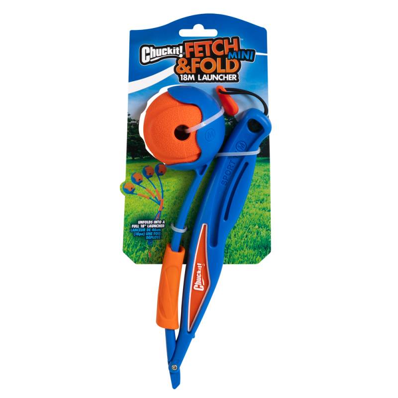 Chuckit! Fetch & Fold Mini Ball Launcher - 18M: L 48,9 cm von Chuckit!