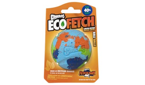 Chuckit! Limited Edition Hundeball Eco Fetch Day Ball Ultra Ball Umweltfreundliches Spielzeug für Hunde – Medium, 1 Packung von Chuckit!