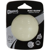 Chuckit! Max Glow Ball - 1 Stück, Ø 6,5 cm (Größe M) von Chuckit!